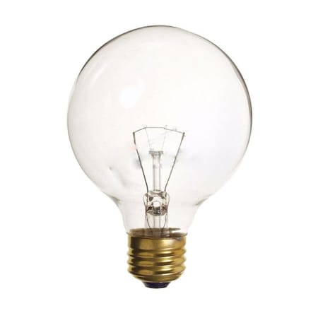 60W Round Clear G25 Globe Light Bulb